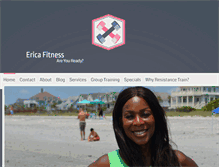 Tablet Screenshot of ericafitness.com